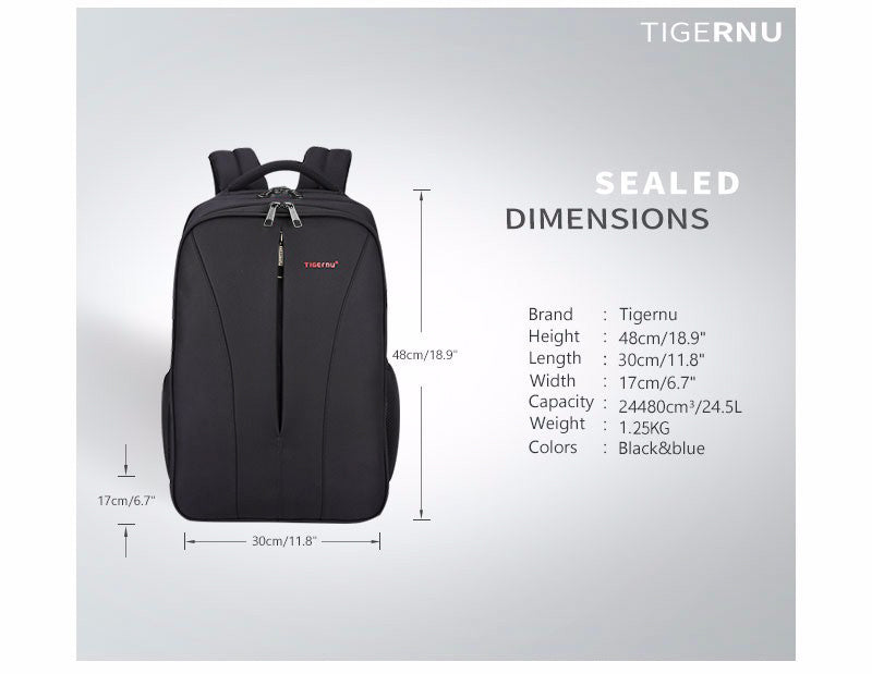 Mochila Ejecutiva Negra T-B3220