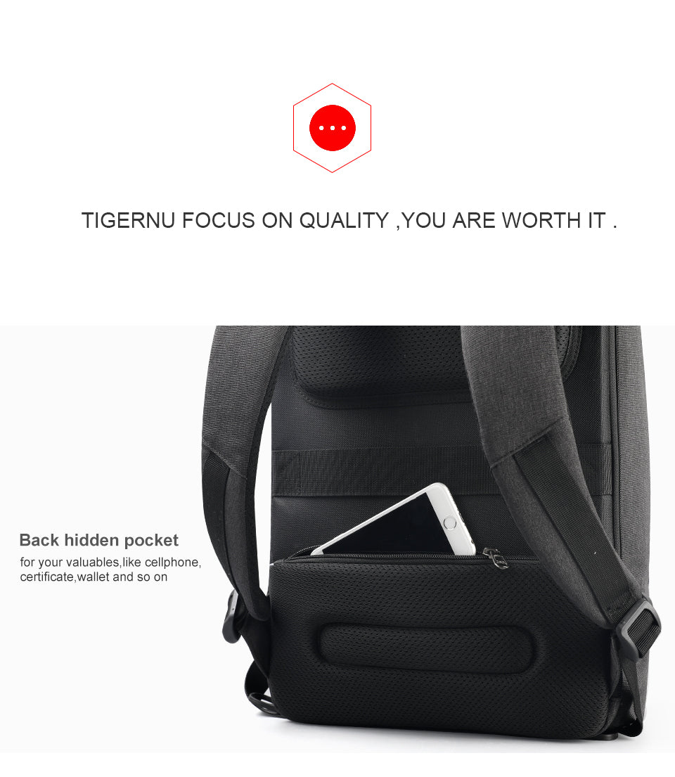 Mochila Ejecutiva Gris T-B3305A