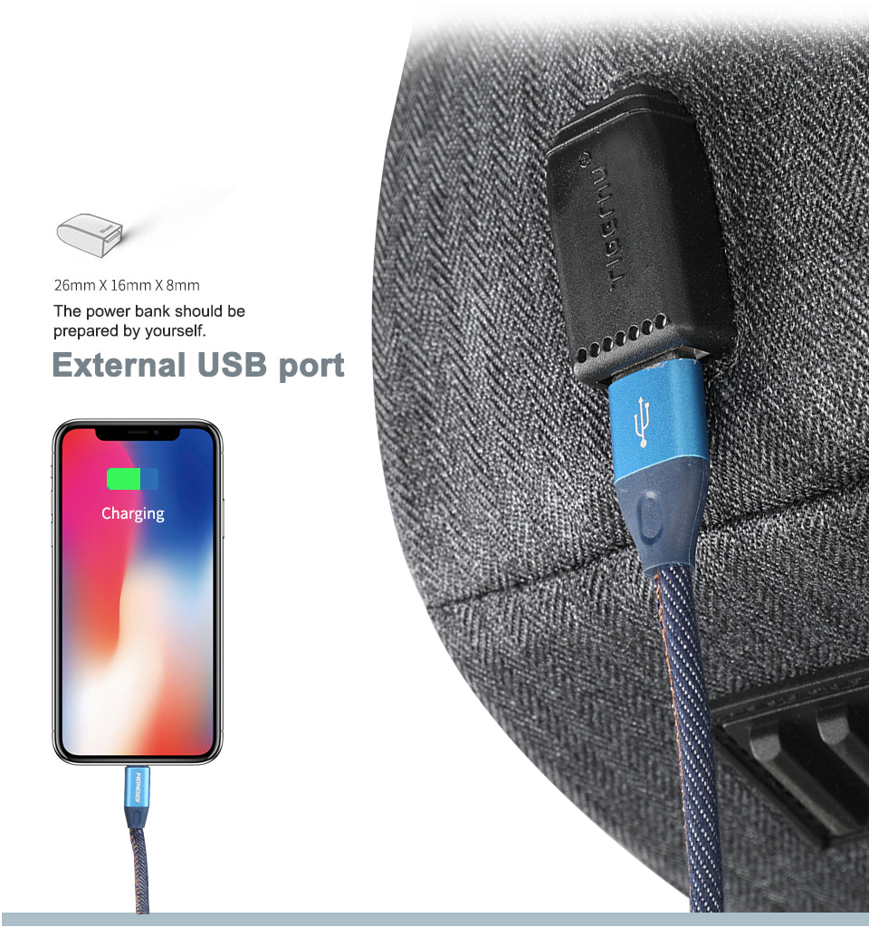 Mochila Ejecutiva Azul T-B3385