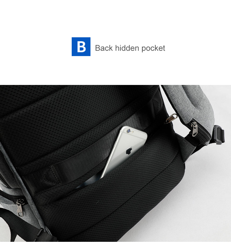 Mochila Ejecutiva Grafito T-B3595
