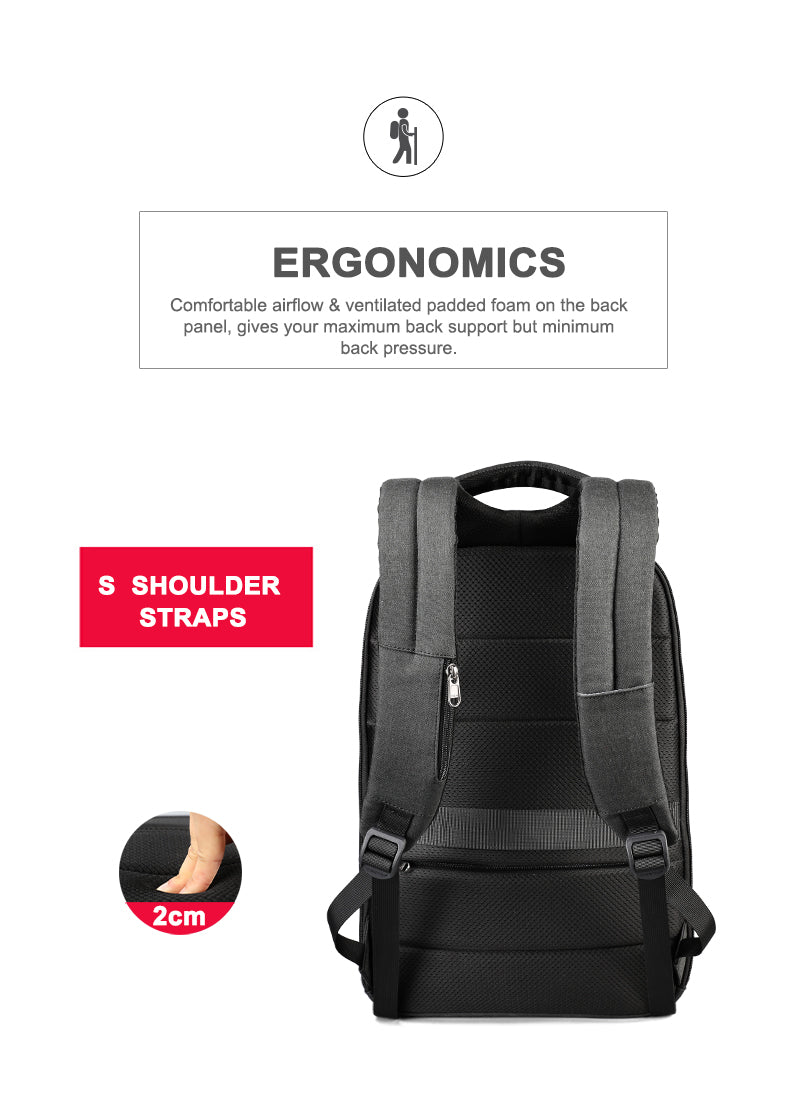 Mochila Ejecutiva Negro T-B3611