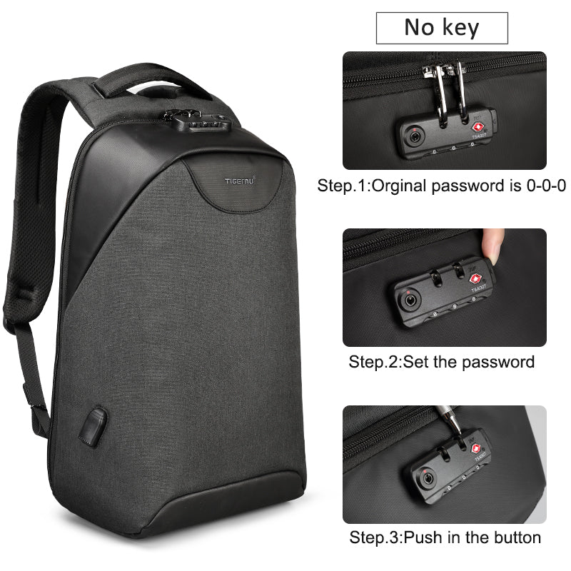 Mochila Ejecutiva Negro T-B3611
