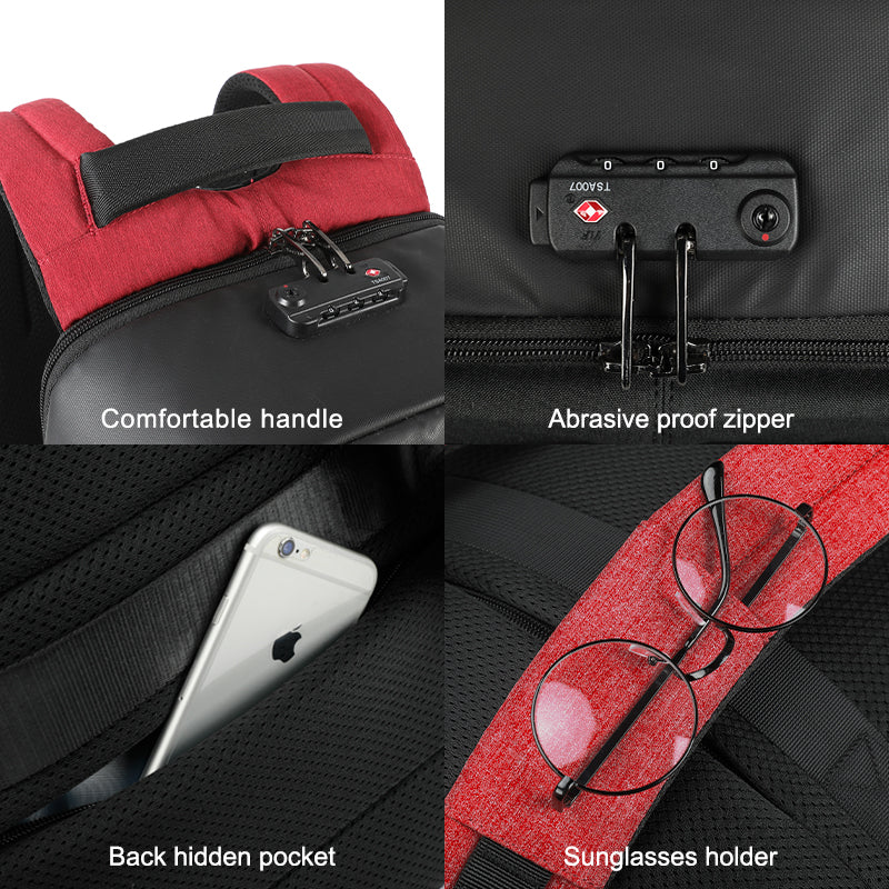 Mochila Ejecutiva Rojo T-B3611