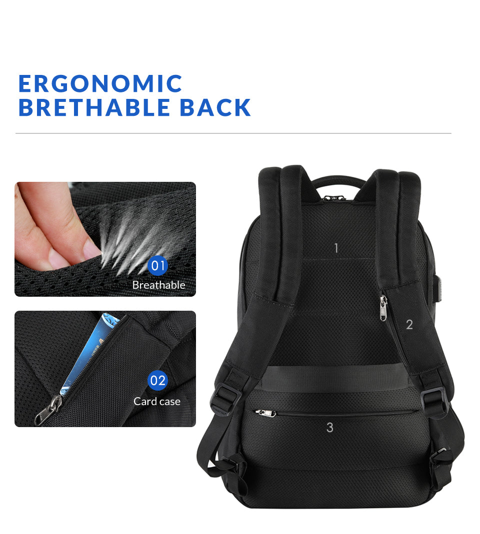 Mochila Ejecutiva Azul T-B3906