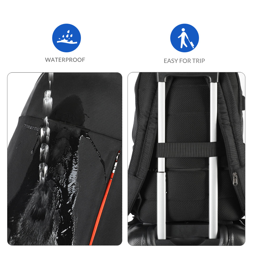 Mochila Ejecutiva Azul T-B3906