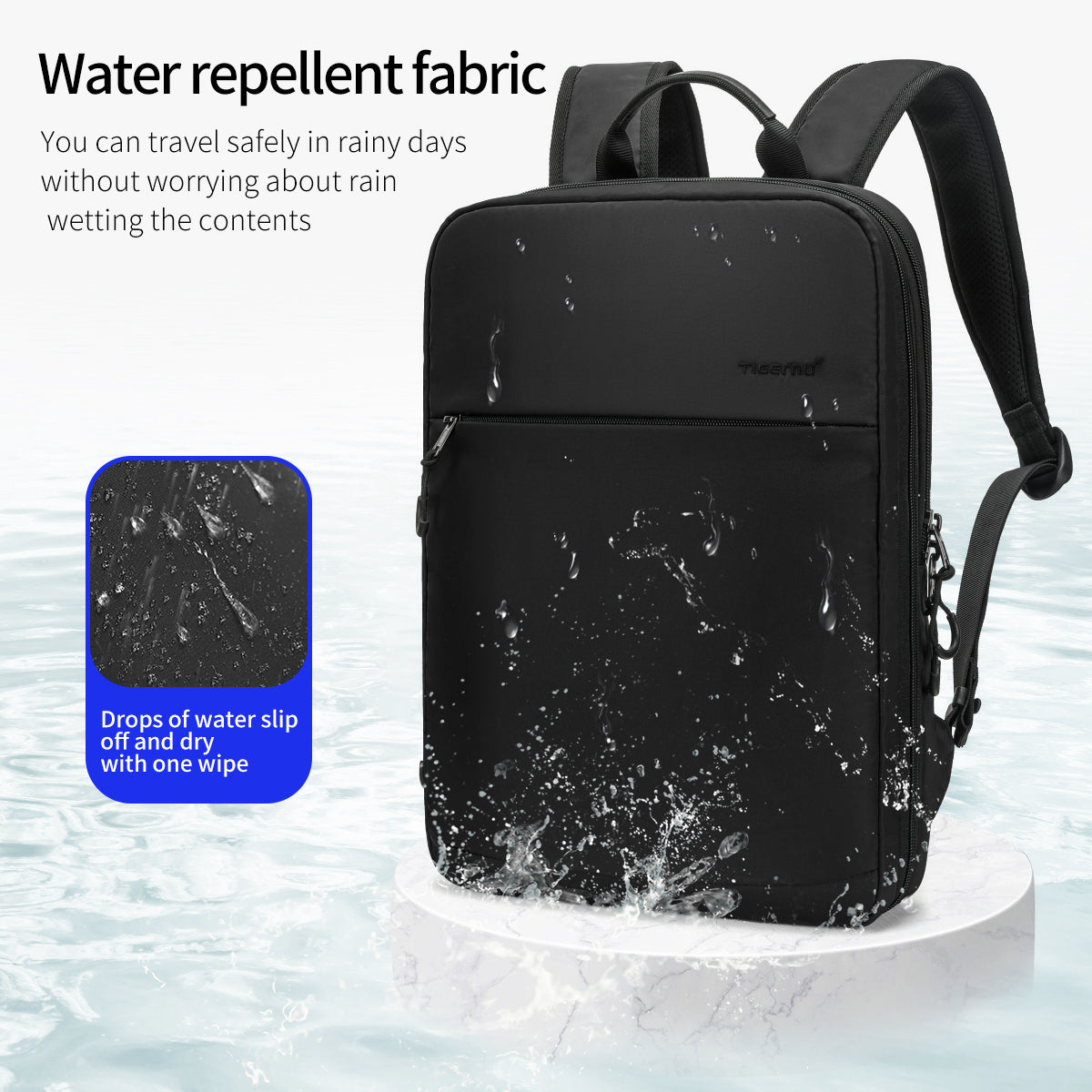 Mochila Ejecutiva Negra T-B9013