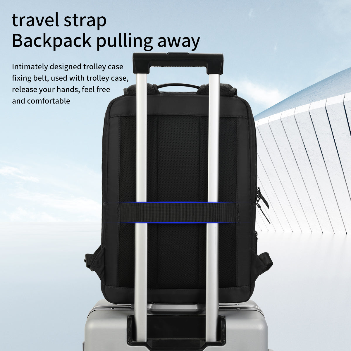 Mochila Ejecutiva Negra T-B9013