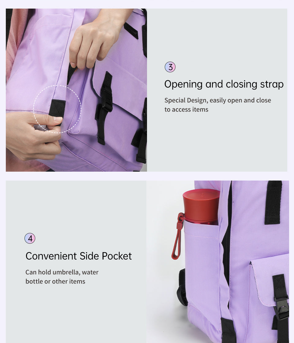 Mochila Academica Violeta T-B9016