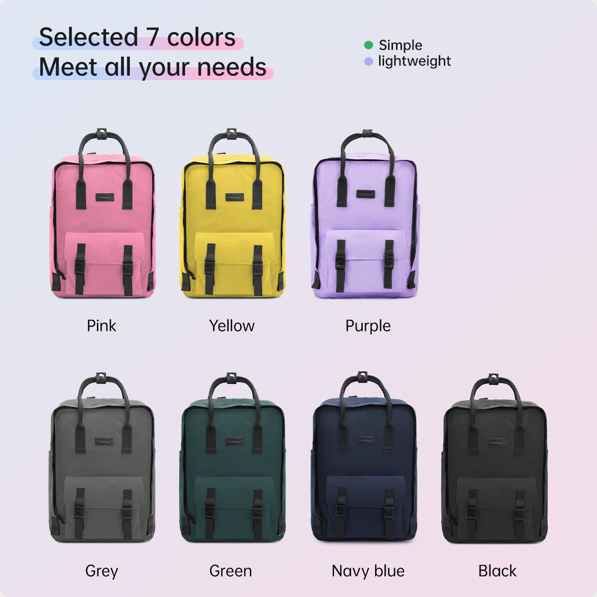 Mochila Academica Violeta T-B9016