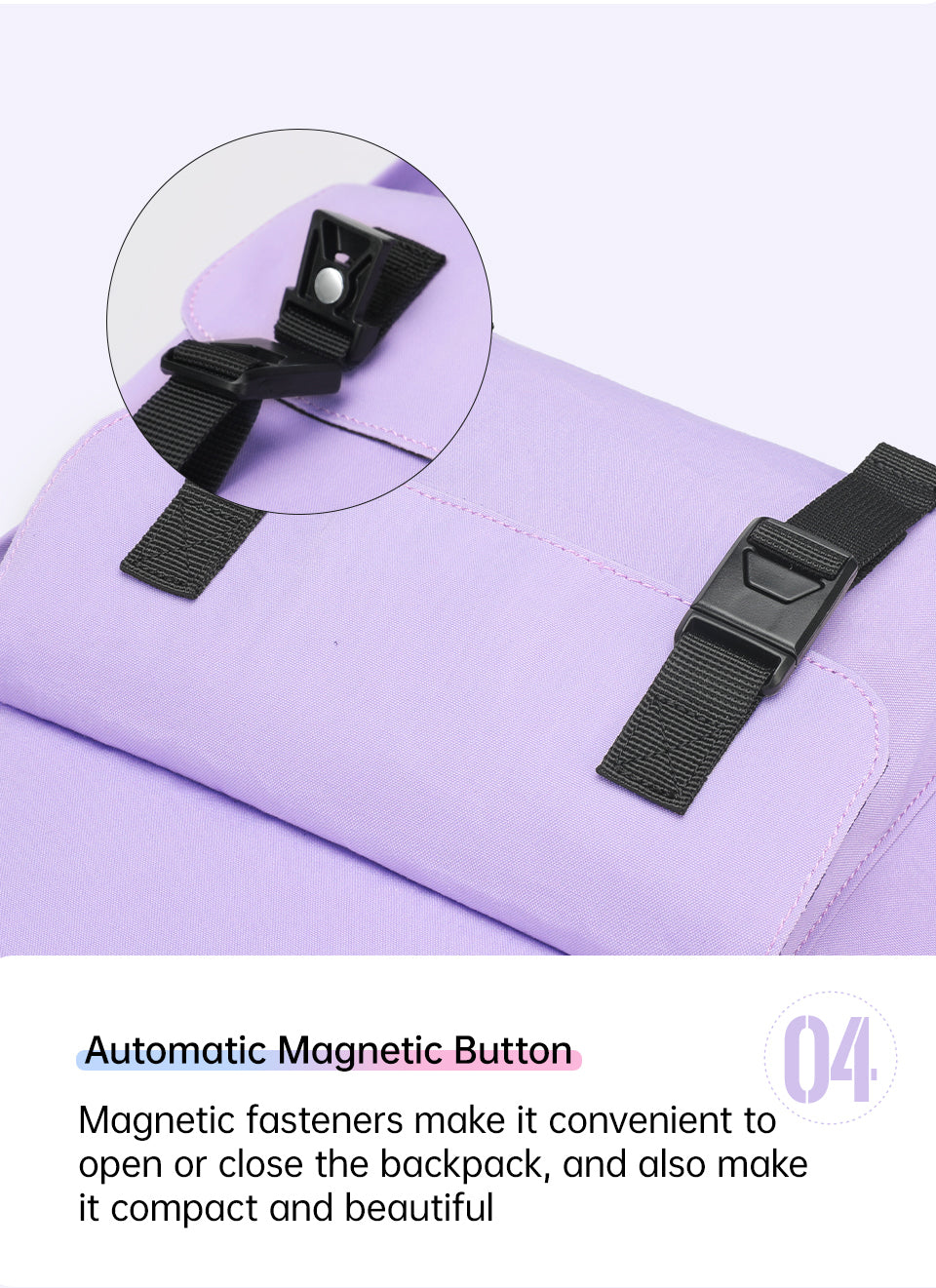 Mochila Academica Violeta T-B9016