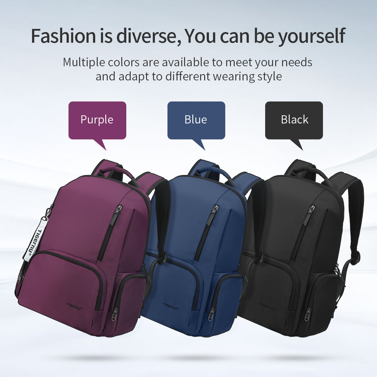 Mochila Ejecutiva Negro T-B9178