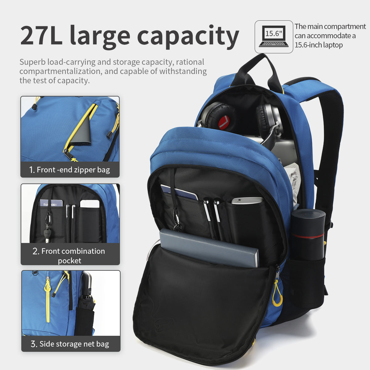 Mochila Outdoor Azul T-B9280