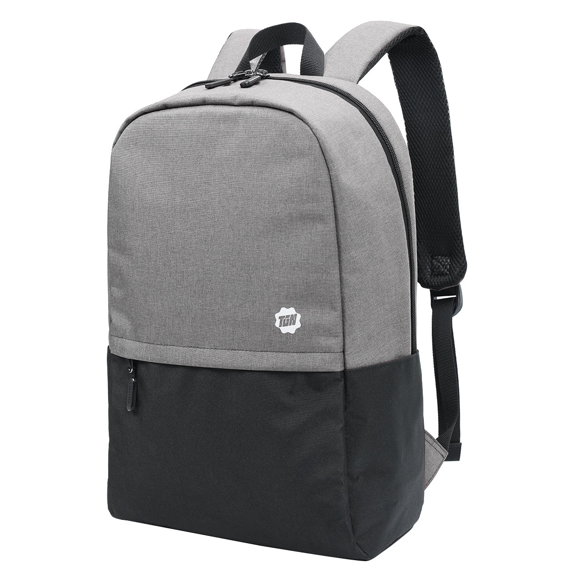 Mochila Académica Negro con Gris T-B9325