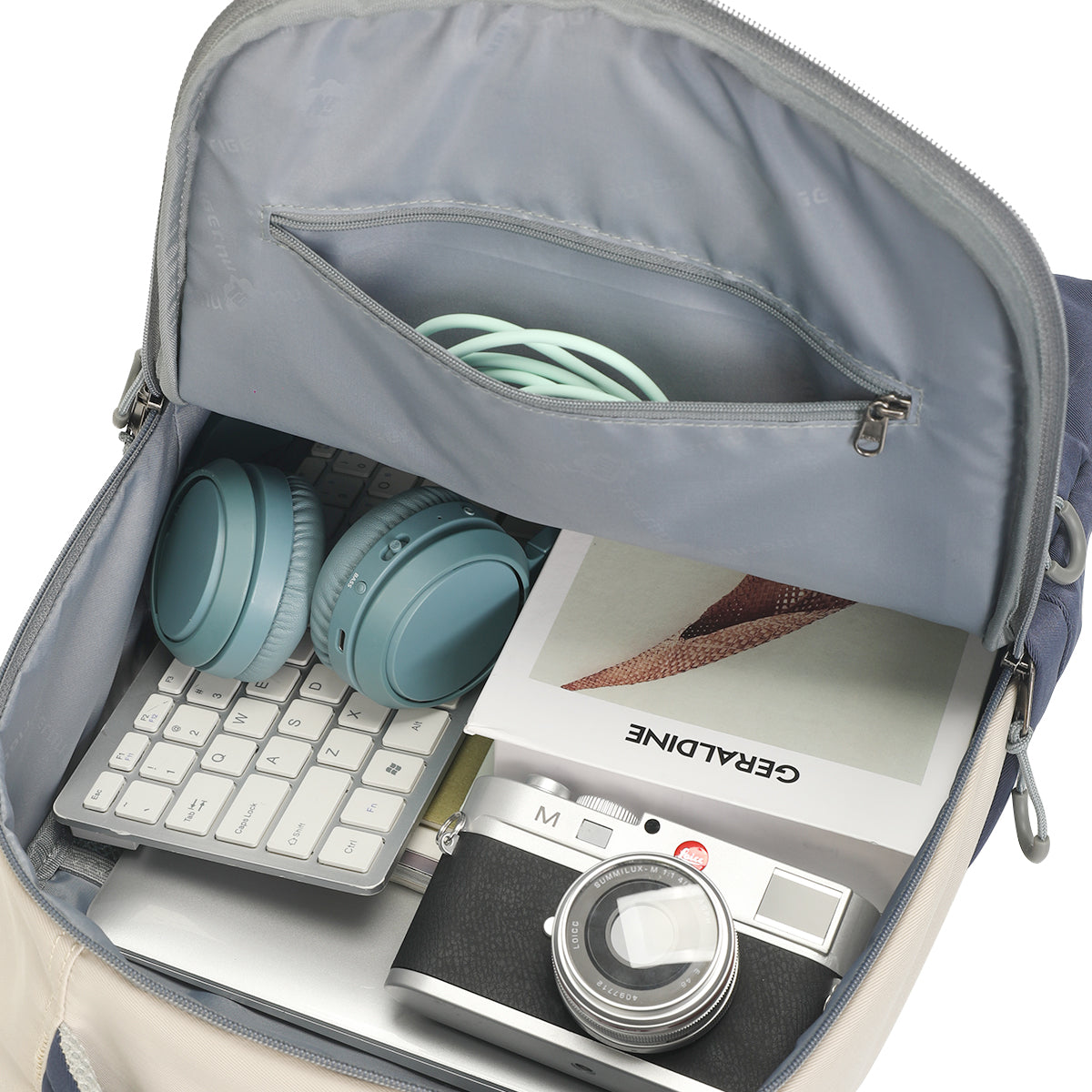 Mochila Academica Azul Marino T-B9388
