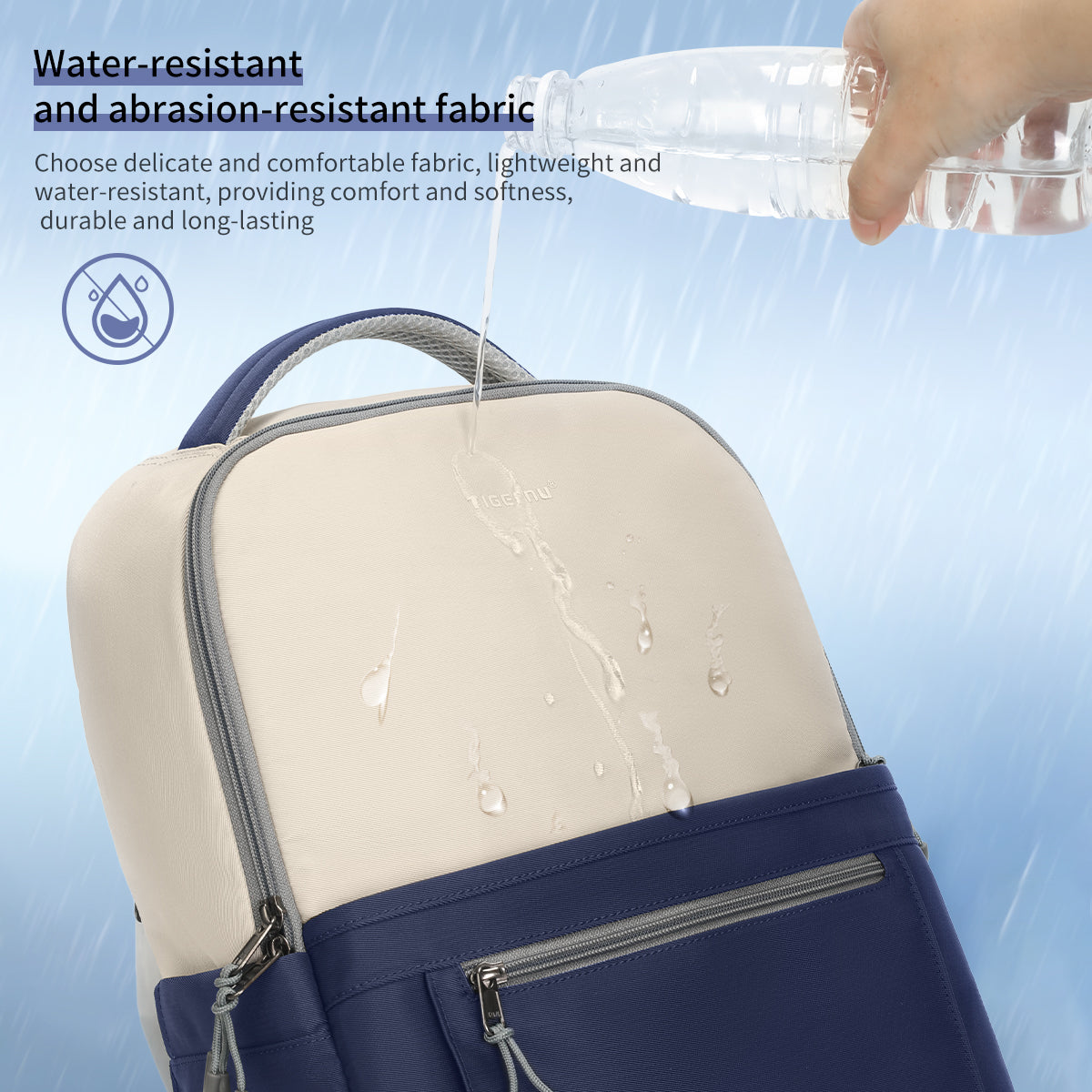 Mochila Academica Azul Marino T-B9388