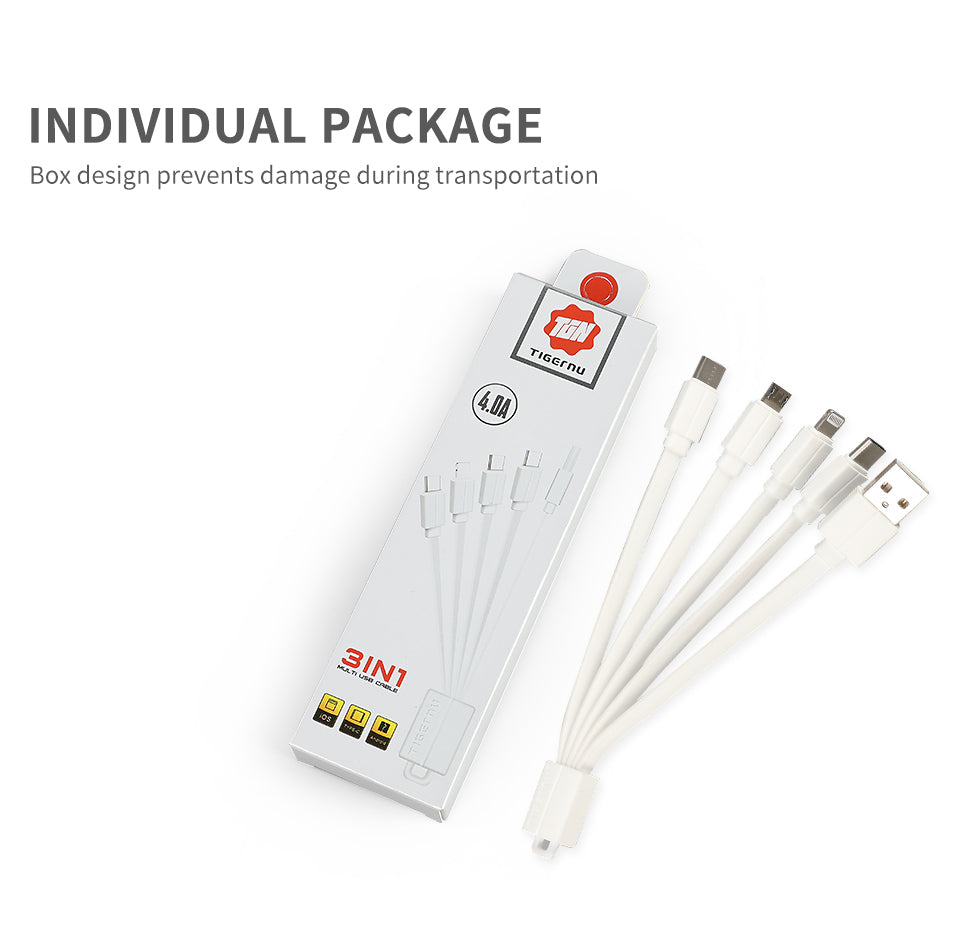 Cable USB Blanco T-C008