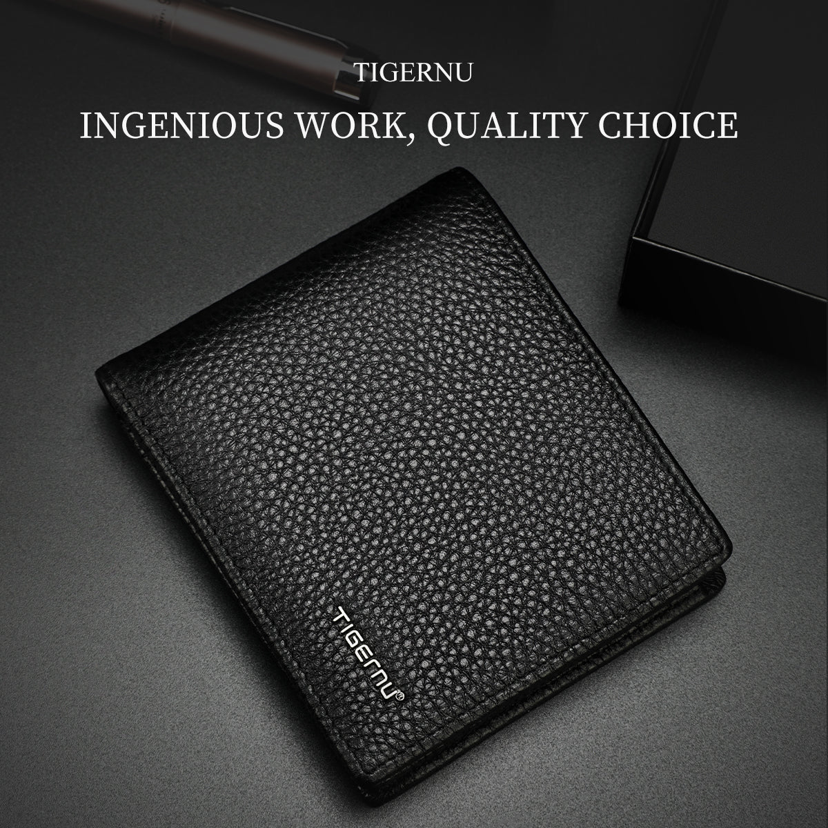 Billetera Ejecutiva Negra T-S8002