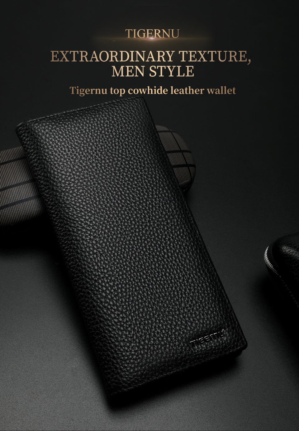 Billetera Ejecutiva Negra T-S8003