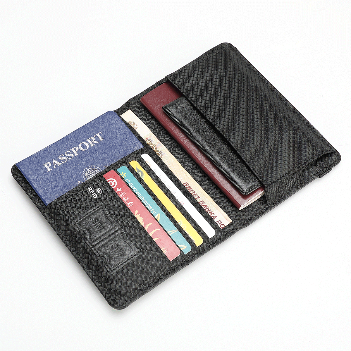 Billetera Ejecutiva Negra T-S8005