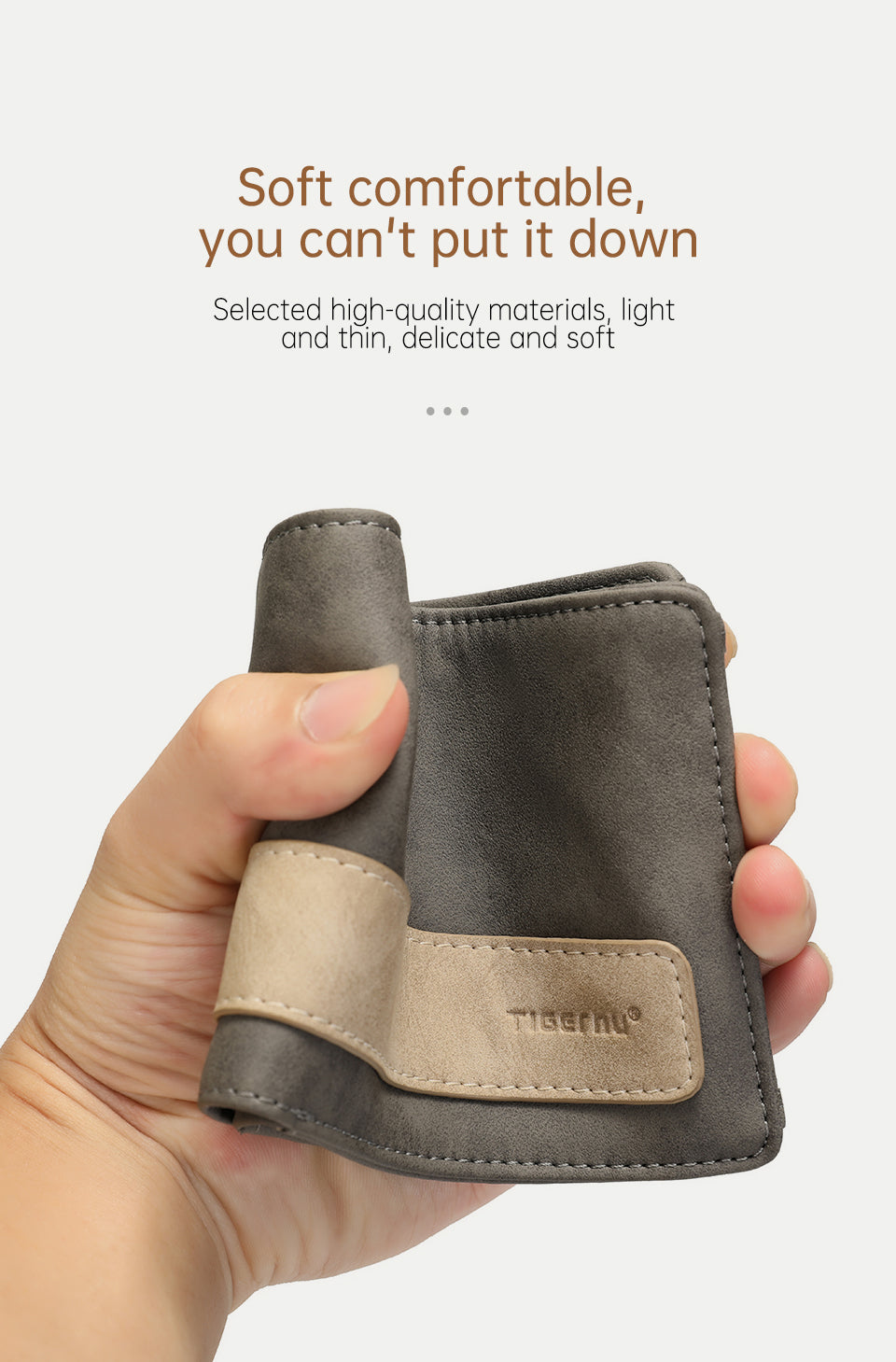 Billetera Ejecutiva Gris T-S8010
