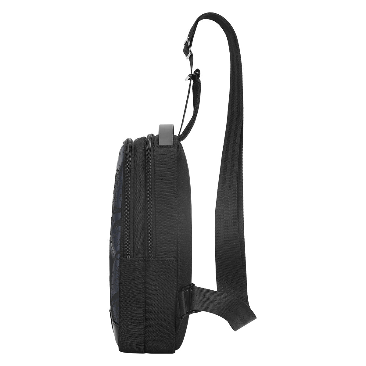 Bolso Tipo Bandoleras Negro/Azul T-S8189