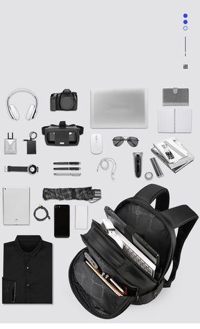 Mochila Ejecutiva Negra T-B3032A