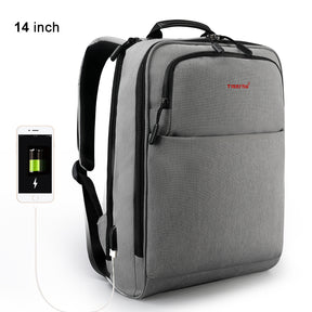 Mochila Ejecutiva Gris  T-B3305A