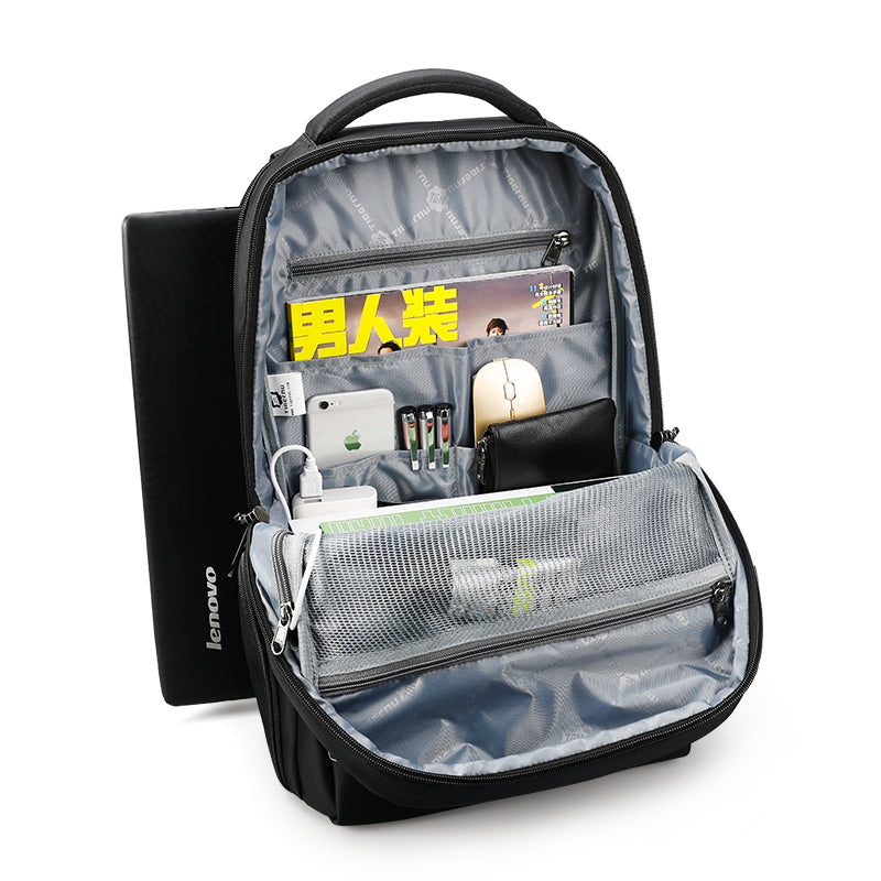 Mochila Ejecutiva Gris Claro T-B3319