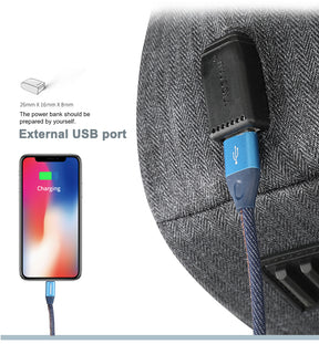 Mochila Ejecutiva Azul T-B3385