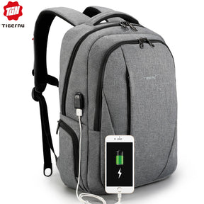 Mochila Ejecutiva Gris  T-B3399