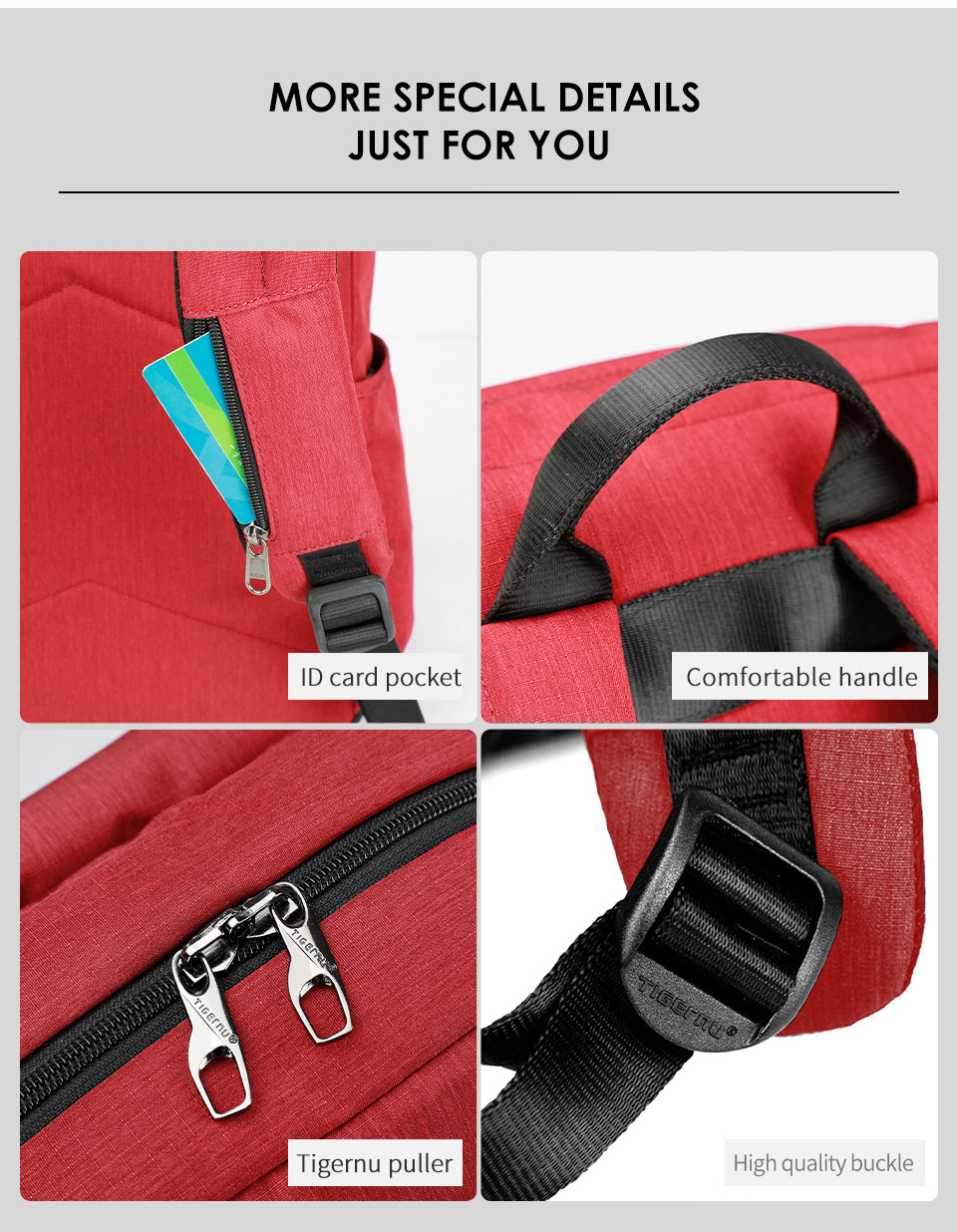 Mochila Urbana Roja T-B3513