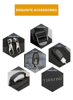 Mochila Ejecutiva Grafito T-B3621B