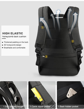 Mochila Ejecutiva Grafito T-B3621B