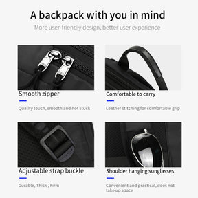 Mochila Ejecutiva Negra T-B9013