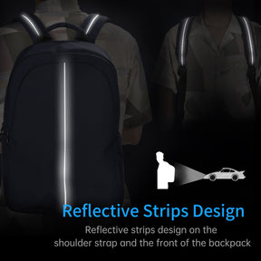Mochila Academica Azul Marino T-B9017