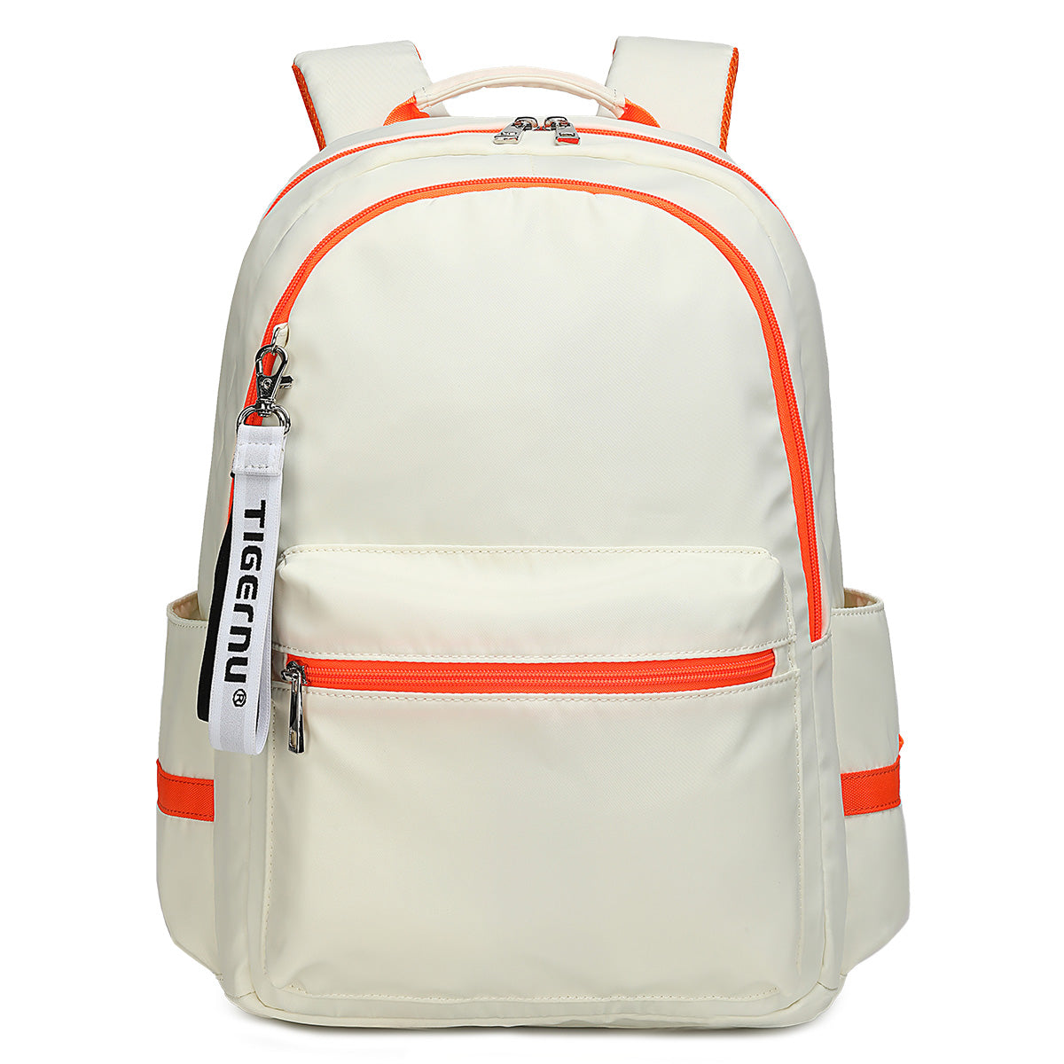 Mochila Académica Beige/Naranjo T-B9030B
