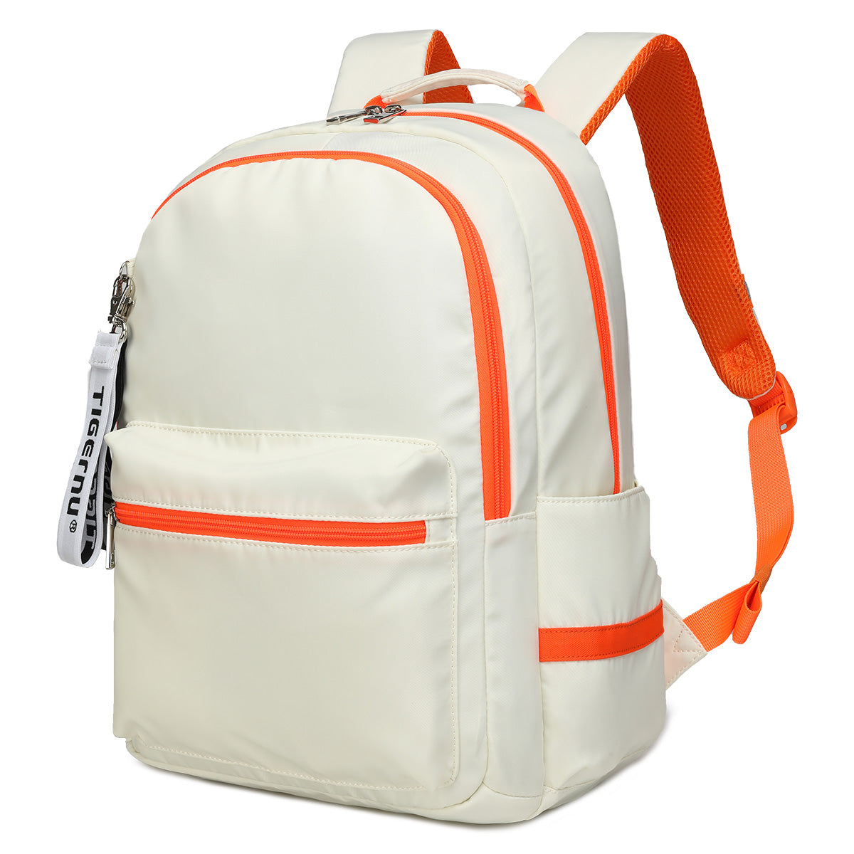 Mochila Académica Beige/Naranjo T-B9030B