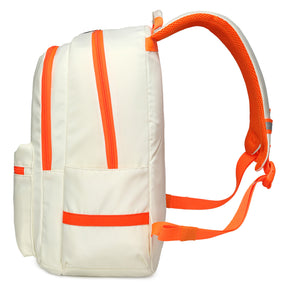 Mochila Académica Beige/Naranjo T-B9030B