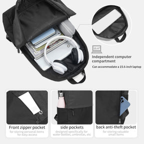 Mochila Académica Negra T-B9325