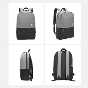 Mochila Académica Negro con Gris T-B9325