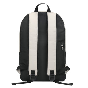 Mochila Académica Negro con Beige T-B9325