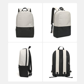 Mochila Académica Negro con Beige T-B9325