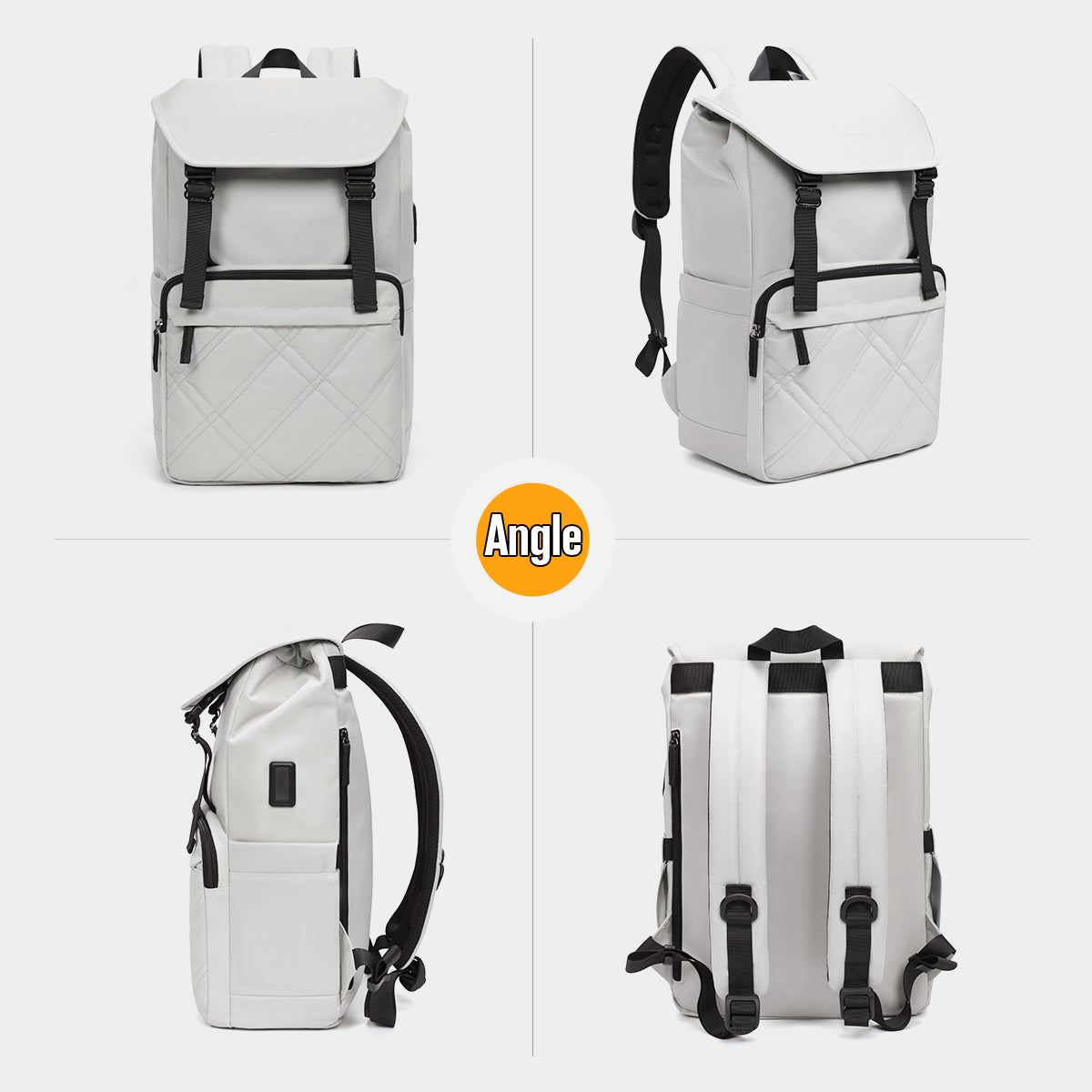 Mochila Urbana Gris Claro T-B9381