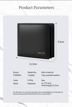 Billetera Ejecutiva Negra T-S8002