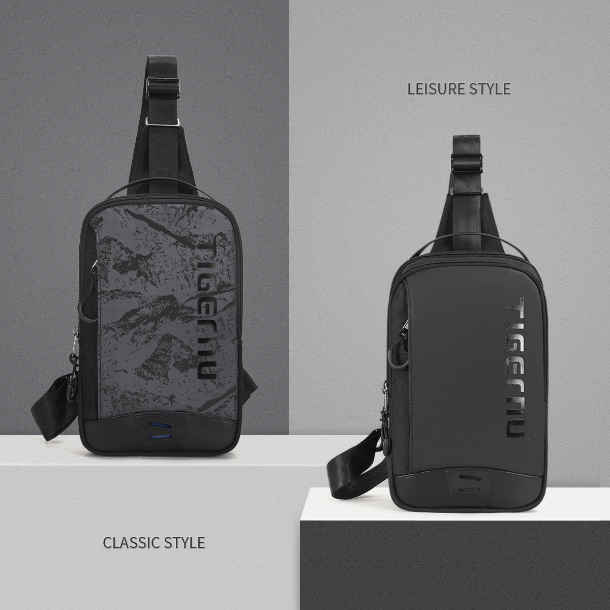Bolso Tipo Bandoleras Negro T-S8189