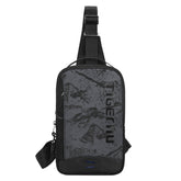 Bolso Tipo Bandoleras Negro/Azul T-S8189