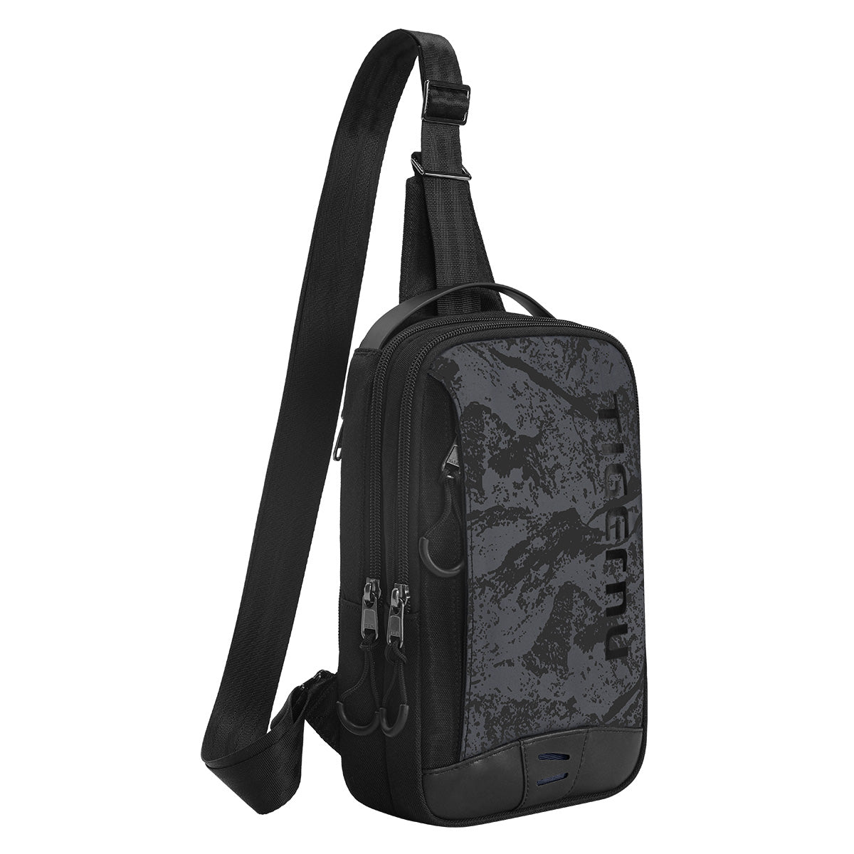Bolso Tipo Bandoleras Negro/Azul T-S8189