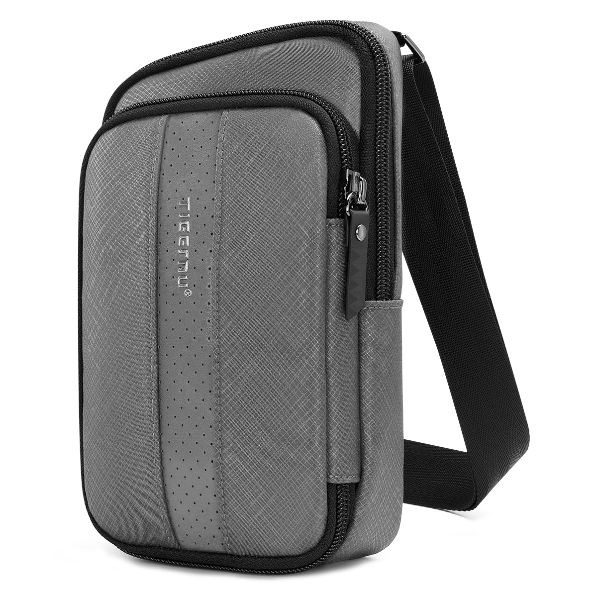 Bolso Tipo Bandoleras Gris  T-S8198
