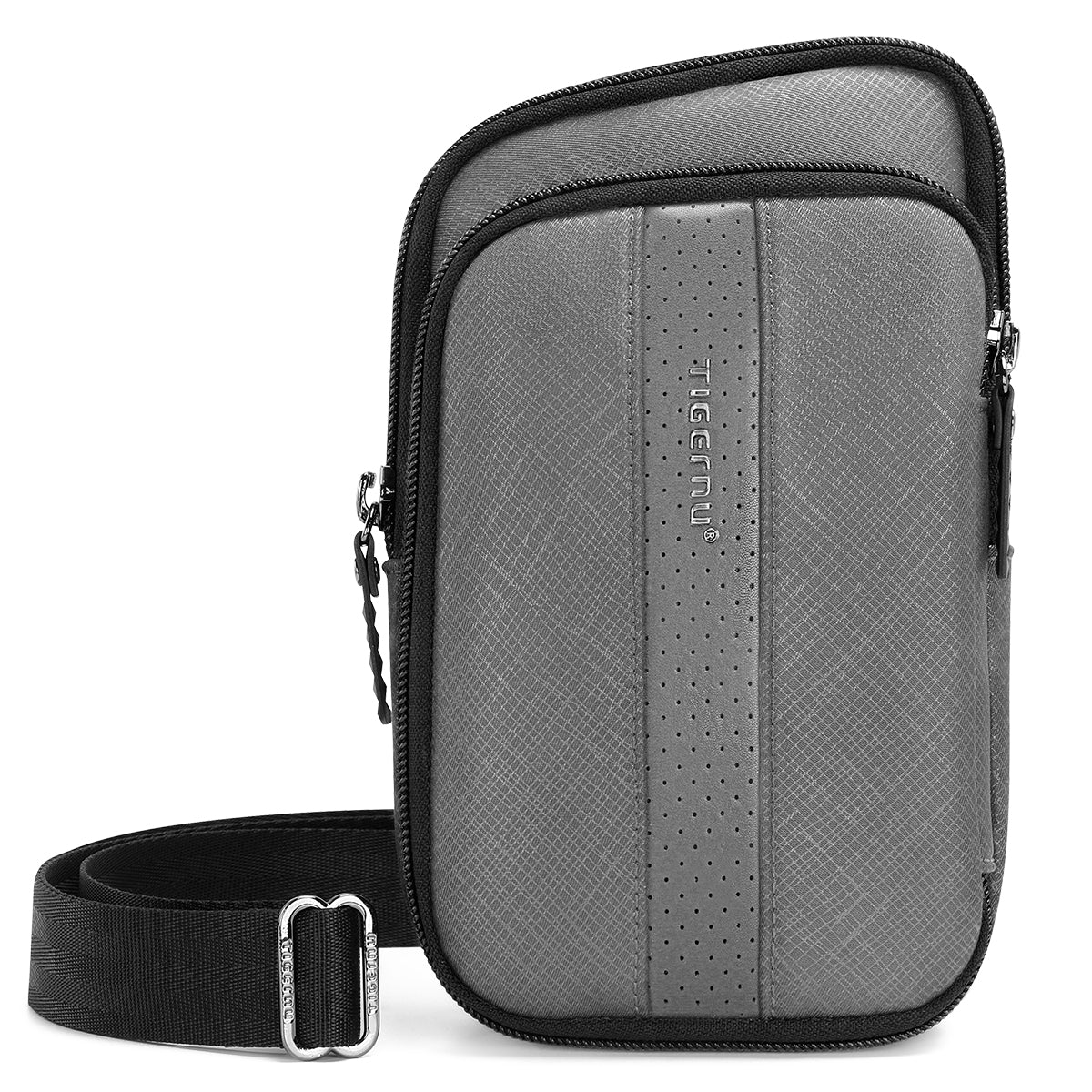 Bolso Tipo Bandoleras Gris  T-S8198