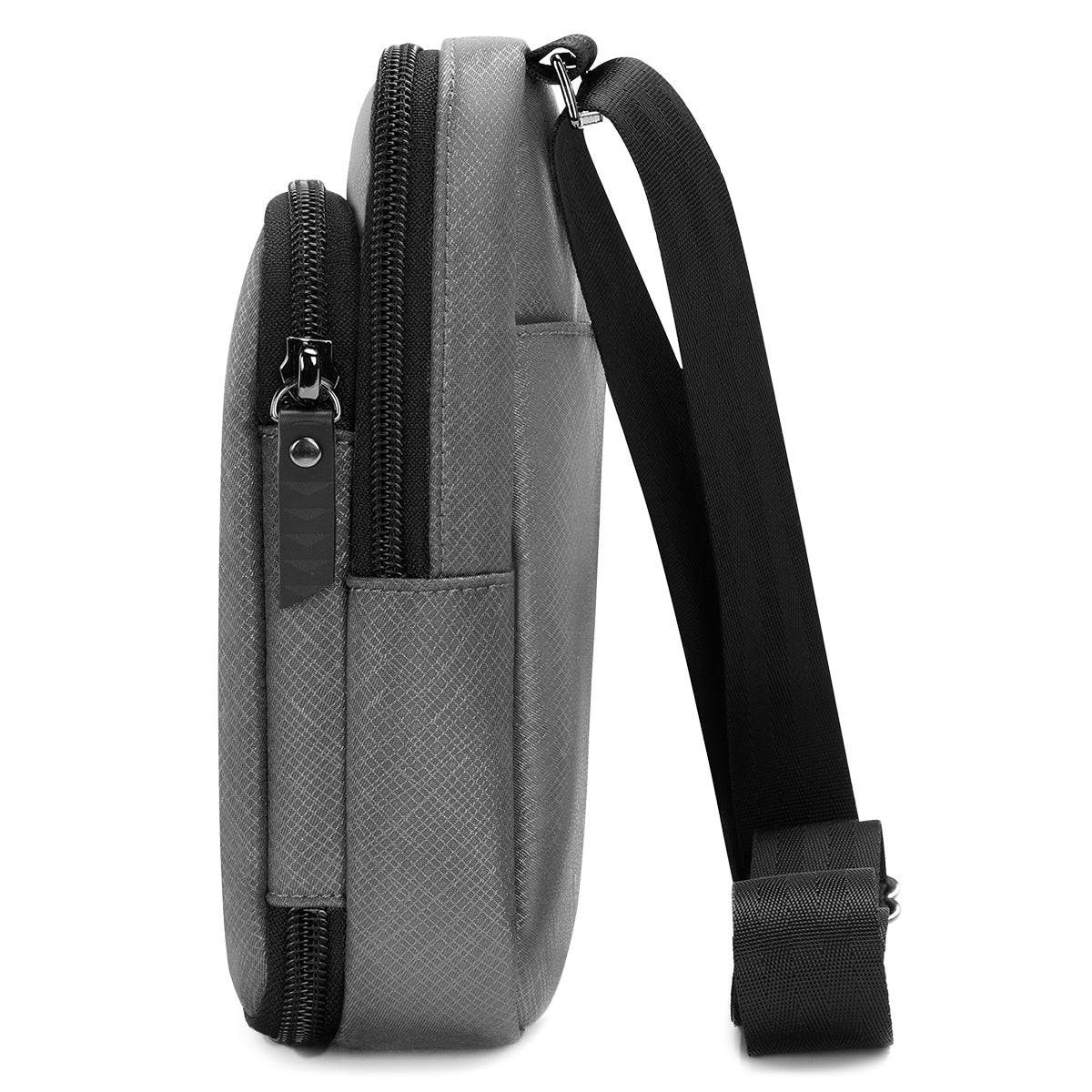 Bolso Tipo Bandoleras Gris  T-S8198